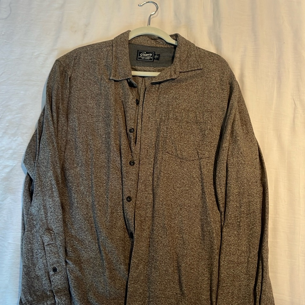 Grayers cotton flannel button down xl